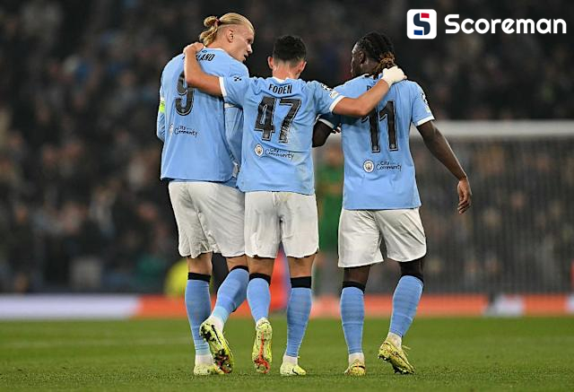 '포든 멀티골+홀란드 추가골' 맨시티, 도르트문트에 4-1 대승...UCL 4위로 상승